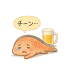 酒クズ鮭の日常（個別スタンプ：22）