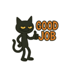 英語フレーズ★けだるい黒猫スタンプ（個別スタンプ：2）