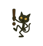 英語フレーズ★けだるい黒猫スタンプ（個別スタンプ：9）