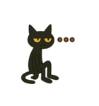 英語フレーズ★けだるい黒猫スタンプ（個別スタンプ：11）