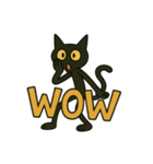 英語フレーズ★けだるい黒猫スタンプ（個別スタンプ：13）