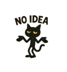 英語フレーズ★けだるい黒猫スタンプ（個別スタンプ：23）