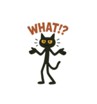 英語フレーズ★けだるい黒猫スタンプ（個別スタンプ：25）
