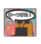 【落書き風編3】茶色の柴犬（口元が黒い）（個別スタンプ：36）