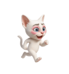 面白いメイク猫 （NT）（個別スタンプ：2）