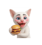 面白いメイク猫 （NT）（個別スタンプ：11）