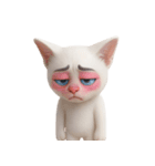 面白いメイク猫 （NT）（個別スタンプ：12）