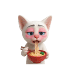 面白いメイク猫 （NT）（個別スタンプ：18）