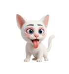 面白いメイク猫 （NT）（個別スタンプ：25）