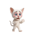 面白いメイク猫 （NT）（個別スタンプ：27）