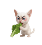 面白いメイク猫 （NT）（個別スタンプ：32）