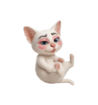 面白いメイク猫 （NT）（個別スタンプ：40）
