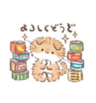 靴下猫の愉快なスタンプ（個別スタンプ：5）