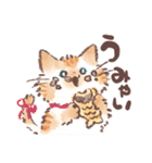 靴下猫の愉快なスタンプ（個別スタンプ：22）