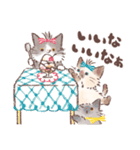 靴下猫の愉快なスタンプ（個別スタンプ：38）