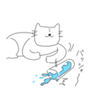 ラクガキネコチャン（個別スタンプ：18）