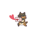 うごくにゃんコ（サビ）（個別スタンプ：3）