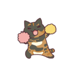 うごくにゃんコ（サビ）（個別スタンプ：5）