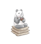 【再販】パンダとコアリクイ/年末年始（個別スタンプ：24）