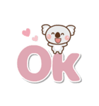 ❤️うごく！でか文字敬語♡コアラ親子（個別スタンプ：9）