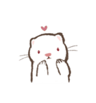 ほっこりフェレット アルビノ（個別スタンプ：2）