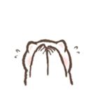 ほっこりフェレット アルビノ（個別スタンプ：3）