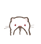 ほっこりフェレット アルビノ（個別スタンプ：4）