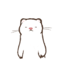 ほっこりフェレット アルビノ（個別スタンプ：9）