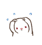 ほっこりフェレット アルビノ（個別スタンプ：12）