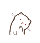ほっこりフェレット アルビノ（個別スタンプ：13）