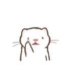 ほっこりフェレット アルビノ（個別スタンプ：22）