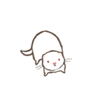 ほっこりフェレット アルビノ（個別スタンプ：23）
