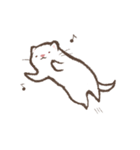 ほっこりフェレット アルビノ（個別スタンプ：24）