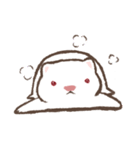 ほっこりフェレット アルビノ（個別スタンプ：26）