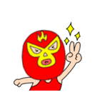 【敬語】謎のレスラー54（個別スタンプ：17）