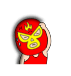 【敬語】謎のレスラー54（個別スタンプ：34）