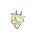 文字なしで毎日使える＊くまころフレンズ（個別スタンプ：4）