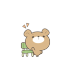 文字なしで毎日使える＊くまころフレンズ（個別スタンプ：5）