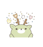 文字なしで毎日使える＊くまころフレンズ（個別スタンプ：12）