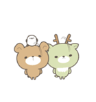 文字なしで毎日使える＊くまころフレンズ（個別スタンプ：14）