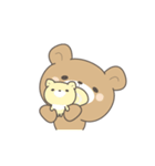 文字なしで毎日使える＊くまころフレンズ（個別スタンプ：16）