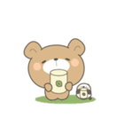 文字なしで毎日使える＊くまころフレンズ（個別スタンプ：18）
