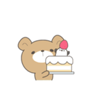 文字なしで毎日使える＊くまころフレンズ（個別スタンプ：24）