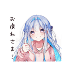泣き虫女子の涙腺崩壊（個別スタンプ：25）