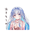 泣き虫女子の涙腺崩壊（個別スタンプ：39）