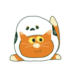 みんなでシマエナガ Animals編（個別スタンプ：6）