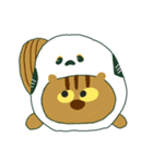 みんなでシマエナガ Animals編（個別スタンプ：21）