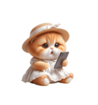 旅行服を着た子猫（NT） v.2（個別スタンプ：5）