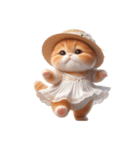 旅行服を着た子猫（NT） v.2（個別スタンプ：6）