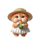旅行服を着た子猫（NT） v.2（個別スタンプ：11）
